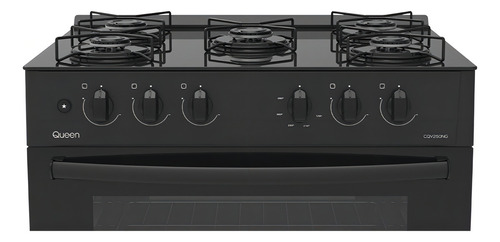 Cocina Queen Multigas 5 Hornallas - Cqv250ng Color Negro