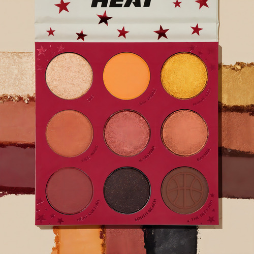 Sombra Colourpop Nba Miami Heat, multicolor