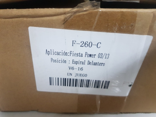 Espiral Delantero Fiesta Move Max Power F-260-c 04-15 ***