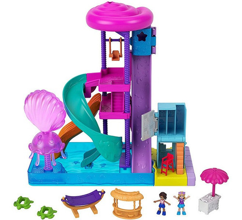 Polly Pocket Parque Acuático Nuevo Y Original De Mattel