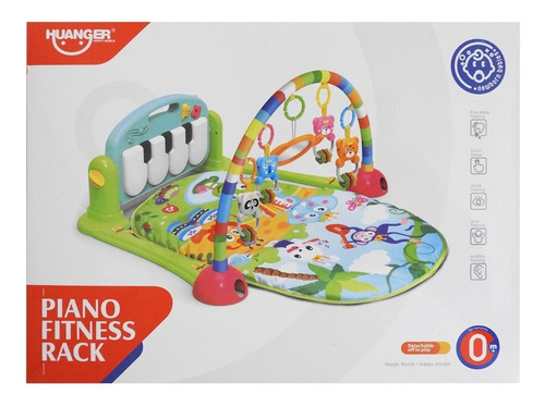 Imagen 1 de 2 de Gimnasio De Bebe Verde Con Luz Y Sonido 1755298