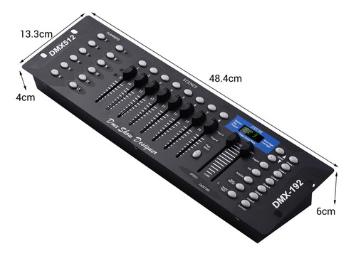 Imagen 3 de 9 de Dmx512 Panel De Consola Del Controlador De Luz 192ch Program