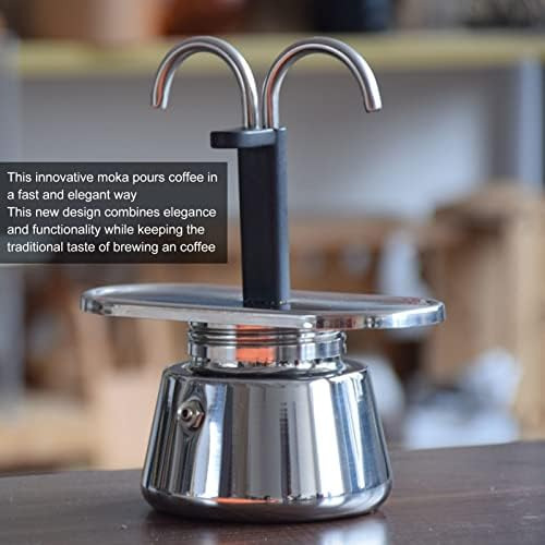 Gowenic Cafetera Espresso Para Estufa De 2 Tazas, Cafetera