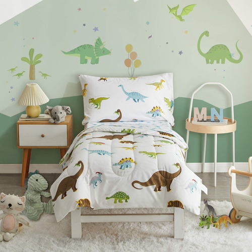 Uozzi Bedding Juego De Ropa De Cama De 4 Piezas Para Nios Pe