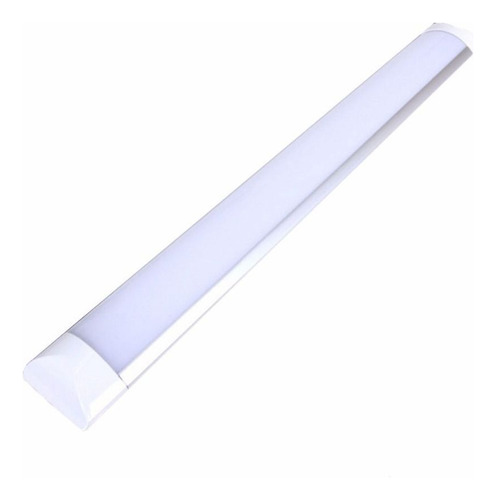 4 Luminária Slim Tubular Led Sobrepor Bivolt 120cm 6000k 40w