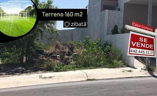 Terreno Zibatá De 160 M2, Único, Listo Para Tu Nuevo Hogar