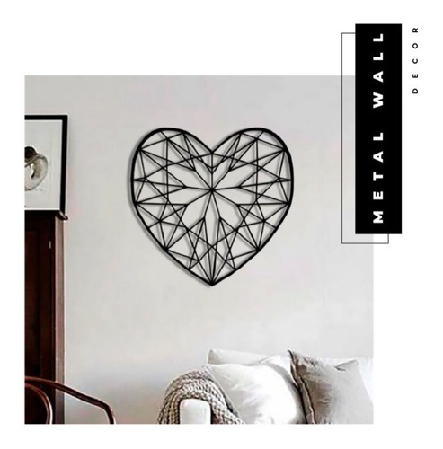 Figura Decorativa Heart 2 | Arte Metálico | Cuadro Pared
