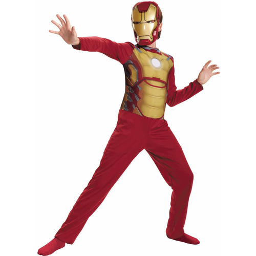 Disfraz Para Niño Iron Man Armadura Mark 42 Talla M (7-8)