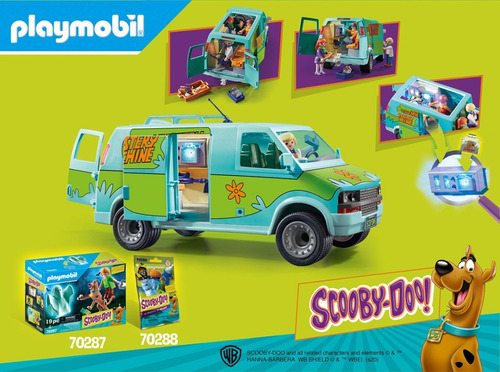 Playmobil Scooby Doo 70286 - La Maquina Del Misterio Furgon