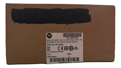 2085-ob16 Output Module Allen Bradley