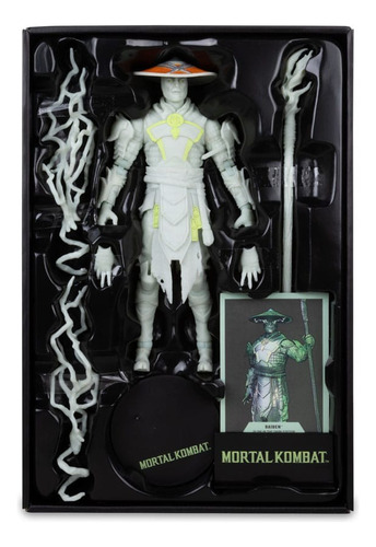 Figuras De Acción De Mcfarlane Mortal Kombat Raiden (gitd)