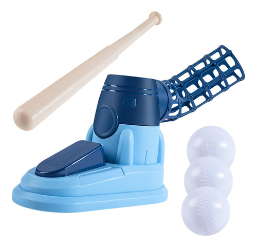 Máquina De Arremesso De Beisebol, De Lançador De Azul