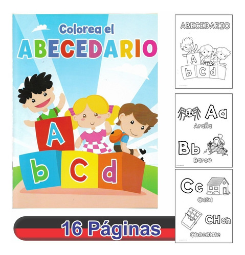 Cuaderno Para Colorear Abecedario - Leocolor -