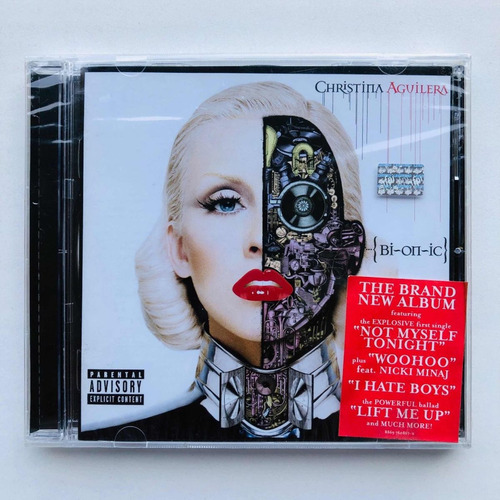 Christina Aguilera Bionic Versión Normal 18 Tk Sticker Front