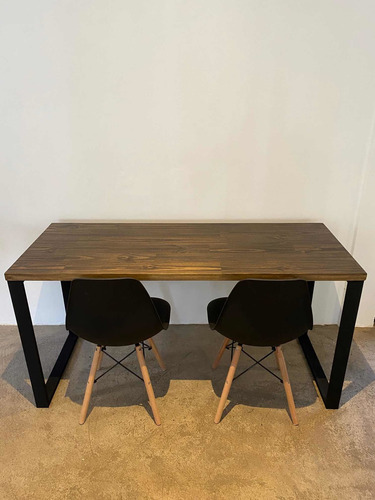 Escritorio Mesa Industrial Madera Hierro 150x60cm Gratis