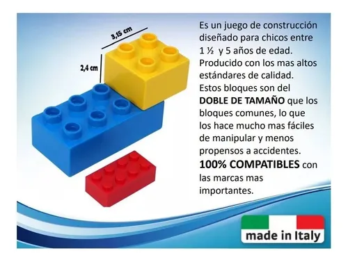 Piezas compatibles lego duplo sale