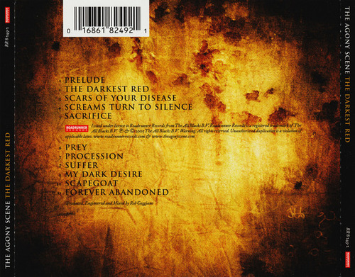 Cd The Darkest Red (the Agony Scene) Estándar