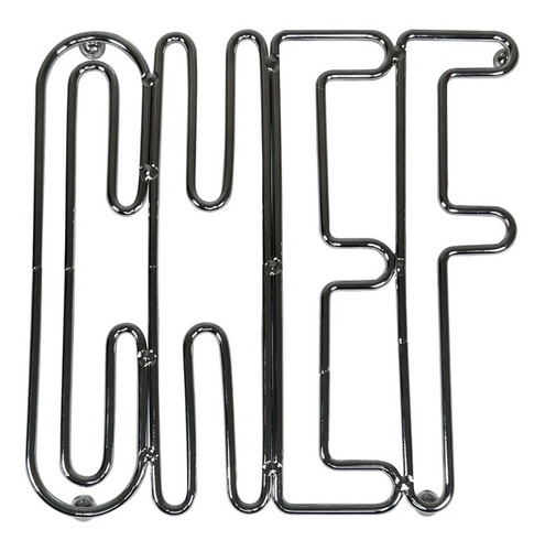 Porta Calientes Salvamanteles De Acero Cromado Chef Fo-055