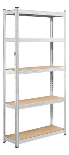 Estante De Almacenamiento De 5 Niveles Ajustable 90 Cm