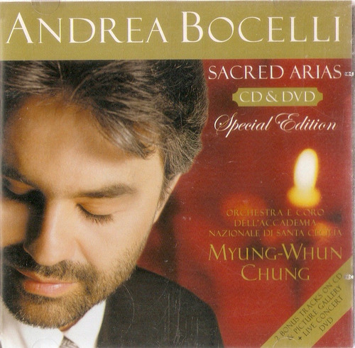 Cd Duplo Andrea Bocelli - Sacred Arias 