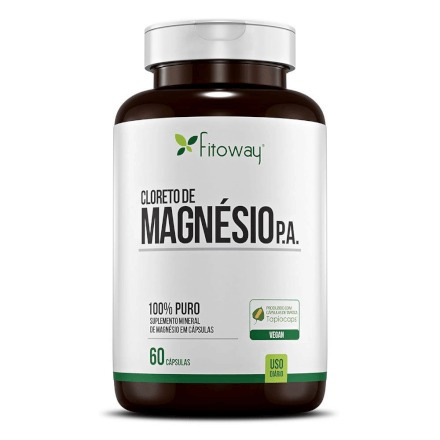 Cloreto De Magnésio P.a - Fitoway Farma - 60 Caps