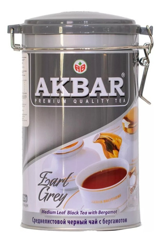 Té Akbar Earl Grey En Hoja Lata  - 225 Gr