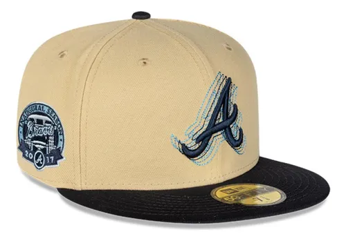comprar Gorra 59fifty Atlanta Braves Mlb Pack Illusion Gold