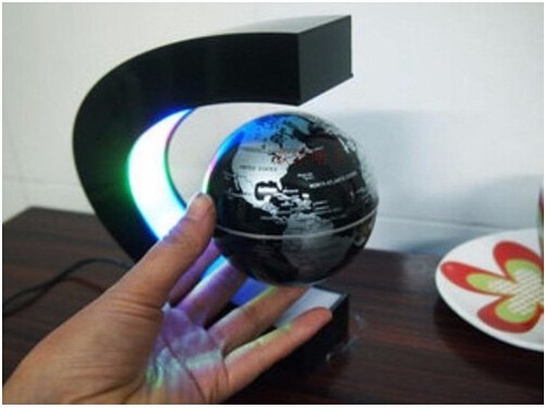 Autentico Globo Terráqueo Que Gira En El Espacio.....!!!!