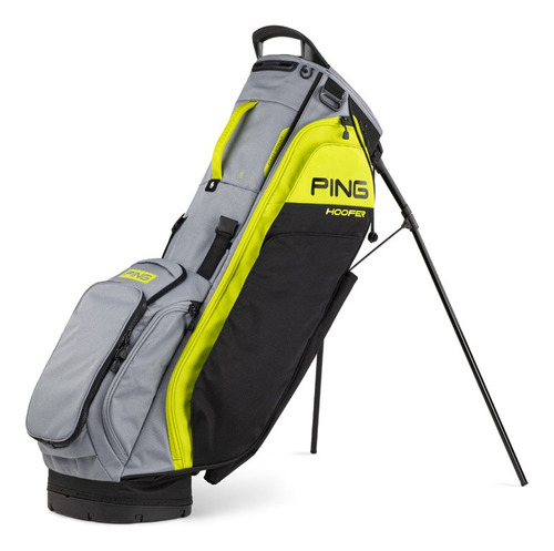 Bolsa Ping Hoofer Black/iron/neon Yellow Golflab