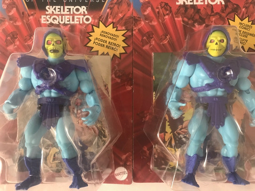 Skeletor Cabeza Retro Y Cabeza Vintage Motu Origins Mattel (Usado)