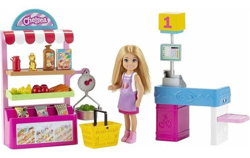 Barbie Chelsea Tienda De Snack Muñeca Con Accesorios 