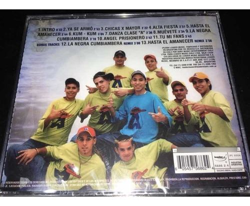 Cumbia Clase A / Cd Nuevo Original Cerrado