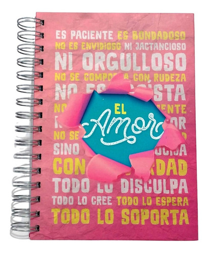 Cuaderno Tapa Dura/ Cristiana/ El Amor Es