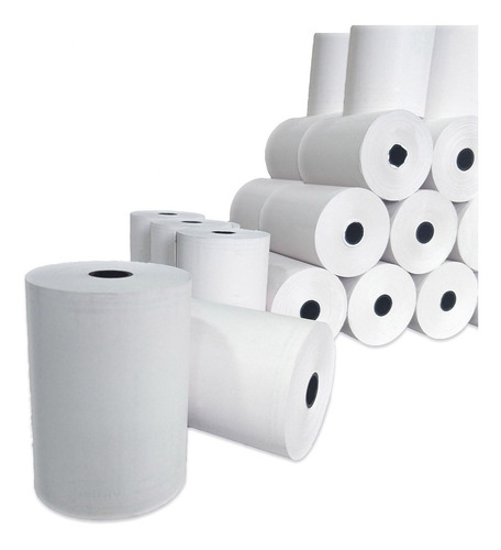Bobina Termica 80x40m Cx 30 Un Cupom Fiscal Branca Senha Pdv