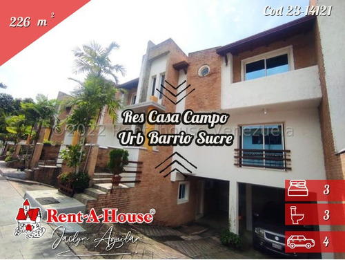 Townhouse En Venta Urb Barrio Sucre Res Casa De Campo 24-15795 Jja