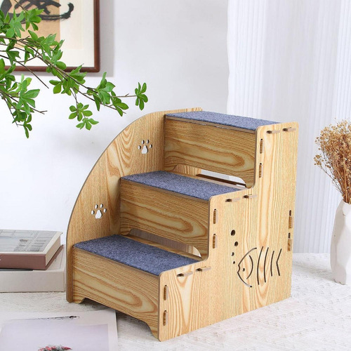 Escalera Para Perros De Madera Escalera De Perro 3 Escaleras