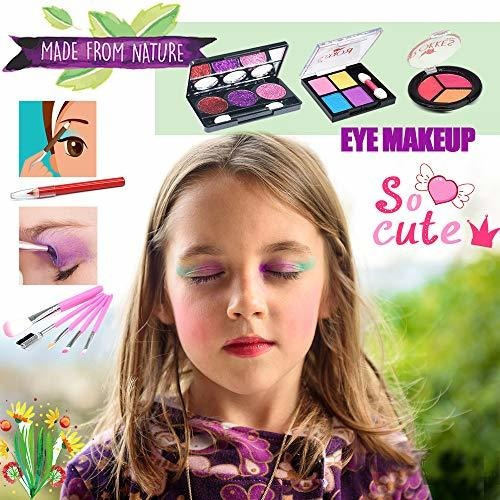 Imagen 5 de 7 de Maquillaje Lavable Para Niños Y Niñas Kit De Maquillaje P