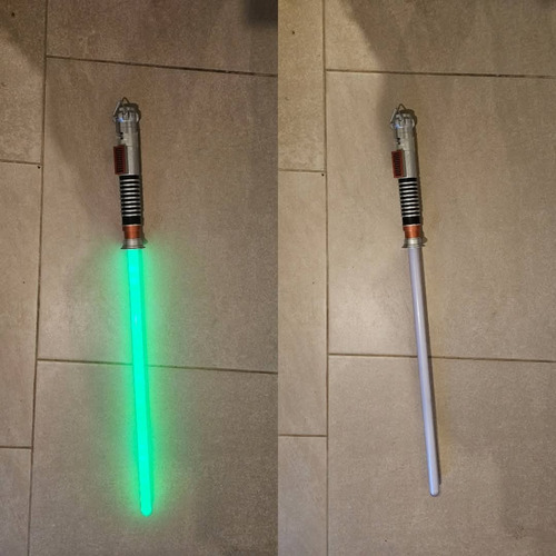 Sable De Luz Ultimate Fx Obi Wan Kenobi Con Luz Y Sonido Verde Lima (Usado)