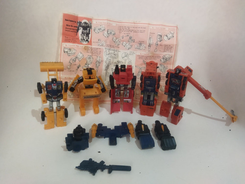 Antiguo Robot Transformer Metal Y Plástico Devastator 