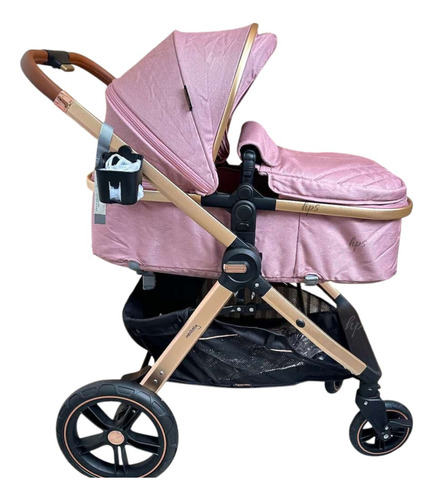 Coche Para Bebe Moisés Con Cubrepies. Toldillo Reversible