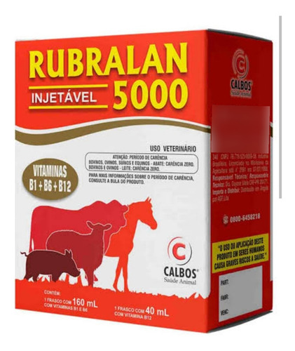 Rubralan 5000 Injetável 200ml