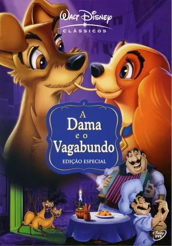 Dvd A Dama E O Vagabundo - Lacrado - Original - Disney