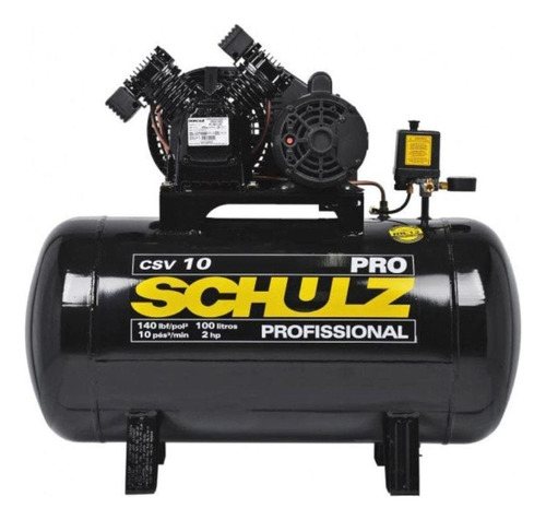 Compressor De Ar 10pes 110lts 2cv Mono Schulz Pro Csv 10/110