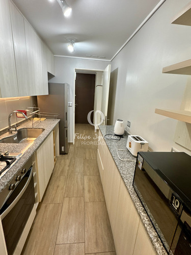 Listo Para Vivir, Depto Amoblado En Condominio Con Piscina