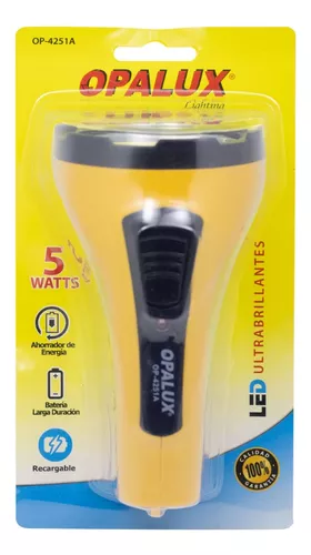 Linterna/Lámpara Portátil Recargable LED 3W OP-4803 OPALUX