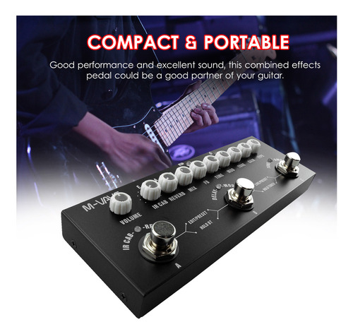Pedal De Efectos De Guitarra Eléctrica M-vave Cube Baby