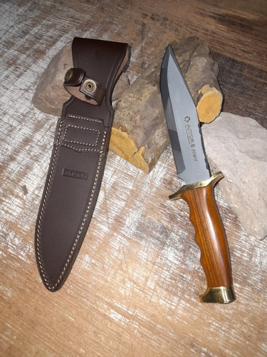 Imagen 4 de 6 de Cuchillo Aitor Bowie Junior Hoja 18.5cm Mango Madera Olivo.