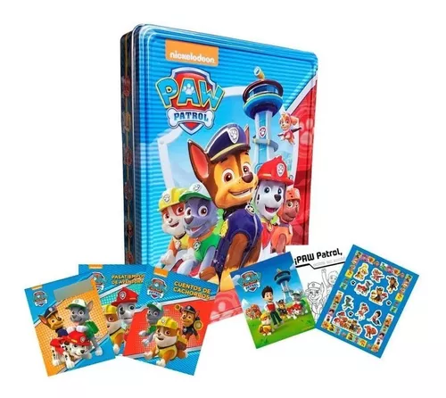 Libros Paw Patrol - Caja Metalica