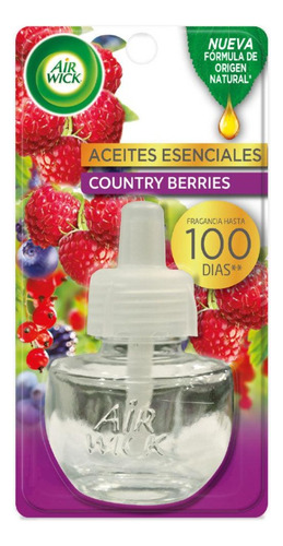 Desodorante Ambiental Repuesto Air Wick Country Berries 21ml