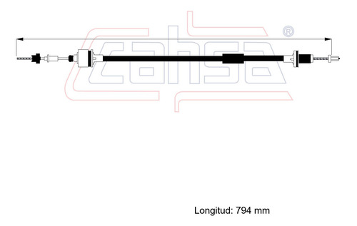 Cable Embrague Para Opel Tigra 1.4l 1997